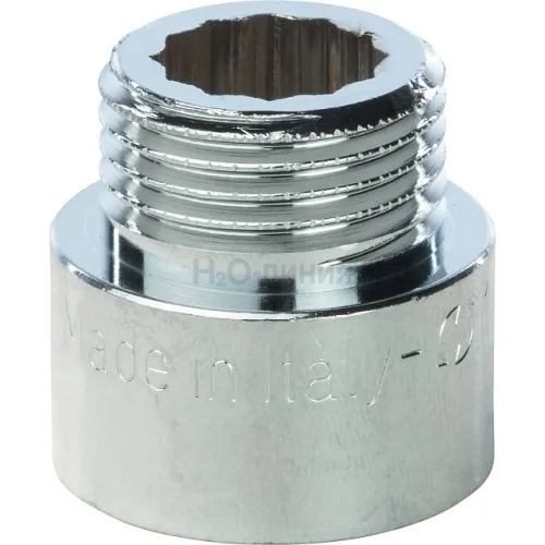 Удлинитель STOUT хромированный 1/2X15