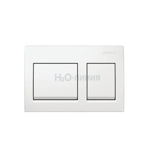 Панель смыва Geberit Alpha 35 пластиковая цвет белый