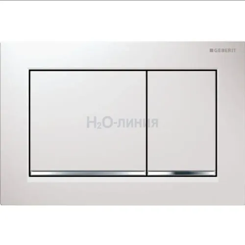 Кнопка смыва Geberit Omega 30 115.080.KJ.1 белая/хром