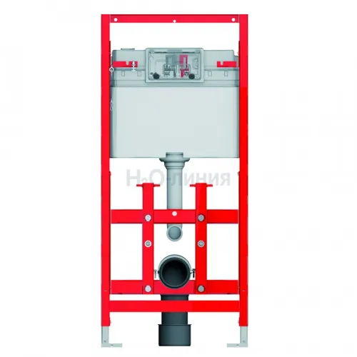 TECE Застенный модуль TECElux 100 для установки подвесного унитаза h=1120 мм 9600100