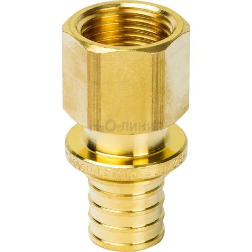 Переходник с внутренней резьбой STOUT 20xG 1/2 для труб из сшитого полиэтилена аксиальный