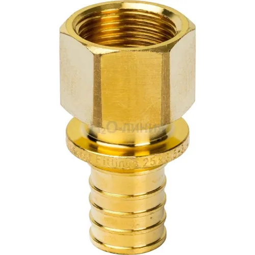 Переходник с внутренней резьбой STOUT 25xG 3/4 для труб из сшитого полиэтилена аксиальный