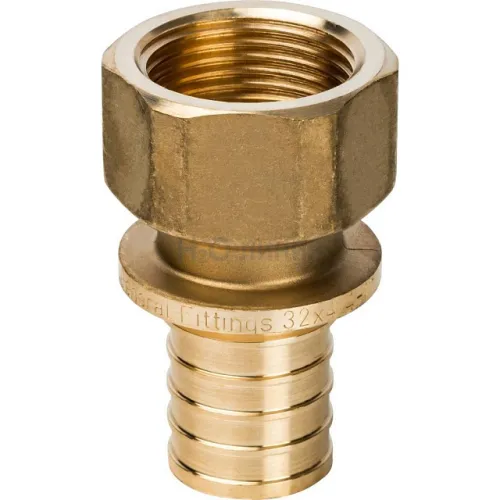 Переходник с внутренней резьбой STOUT 32xG 1 для труб из сшитого полиэтилена аксиальный