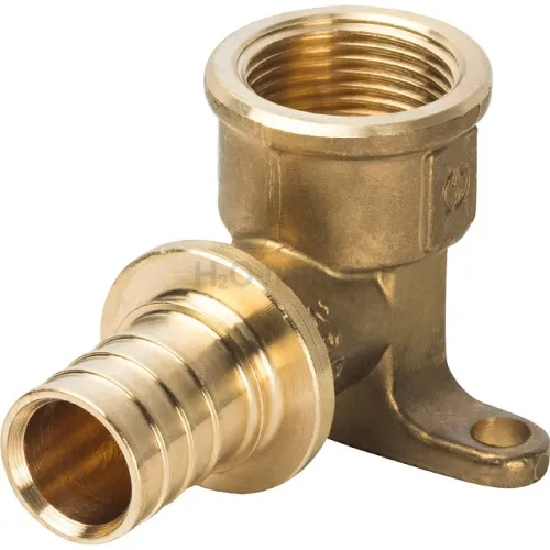 Угольник настенный с креплением STOUT 25xRp 3/4 для труб из сшитого полиэтилена аксиальный