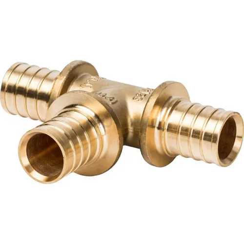 Тройник равнопроходный STOUT 32x32x32 для труб из сшитого полиэтилена аксиальный