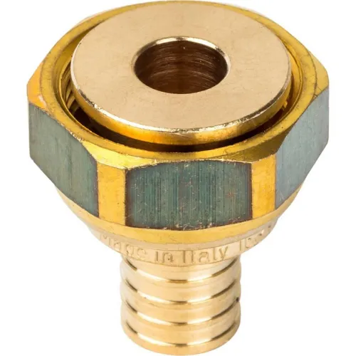 Переходник с накидной гайкой STOUT 16xG 3/4 для труб из сшитого полиэтилена аксиальный