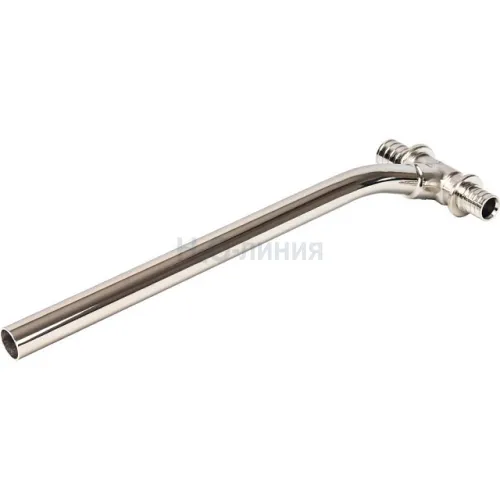 Трубка для подкл-я радиатора, Т-образная STOUT 20/15/16 для труб из сшитого полиэтилена аксиальный