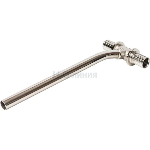 Трубка для подкл-я радиатора, Т-образная STOUT 25/15/25 для труб из сшитого полиэтилена аксиальный