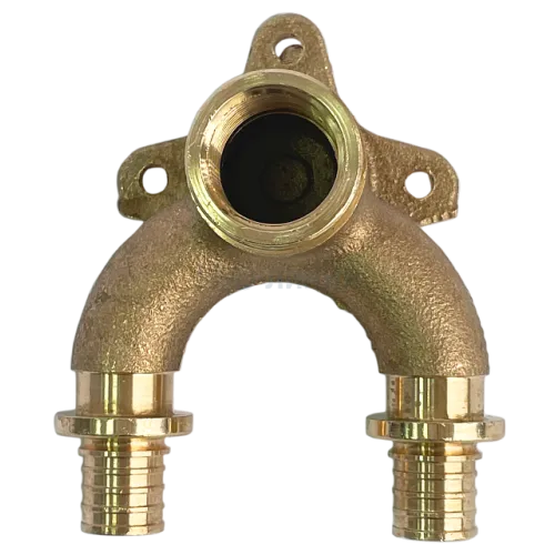 Проточный настенный угольник STOUT 16x1/2  бронзовый для труб из сшитого полиэтилена (340034G041622B)