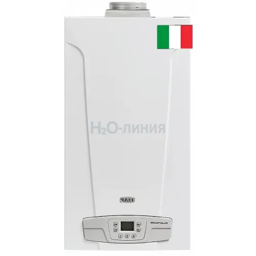 Котел газовый Baxi ECO Four 1.14F CSE46514354, настенный, одноконтурный с закрытой камерой сгорания