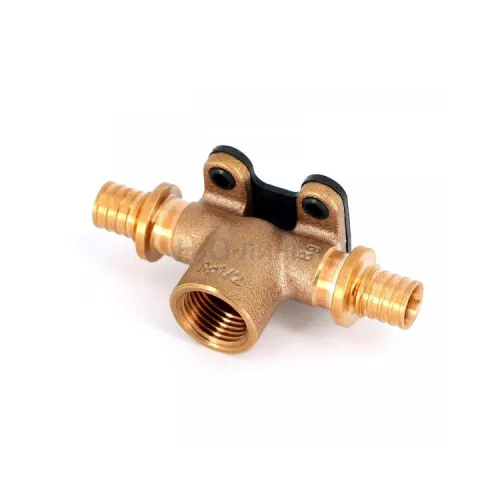 Тройник Rehau 14562911001 настенный с внутренней резьбой 16-Rp1/2-16 RX+